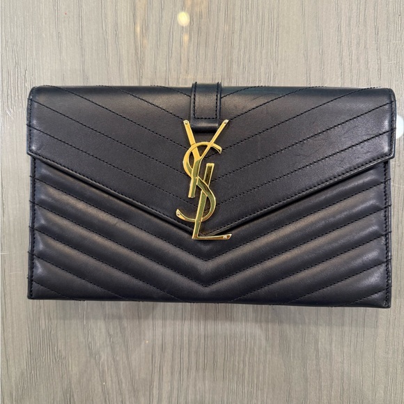 Saint Laurent Envelope Clutch - Picture 1 of 15